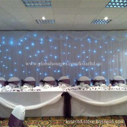 LED Star Cloth with 20 Pieces Supper Bright LED Per Square Meter, AC 90-260V